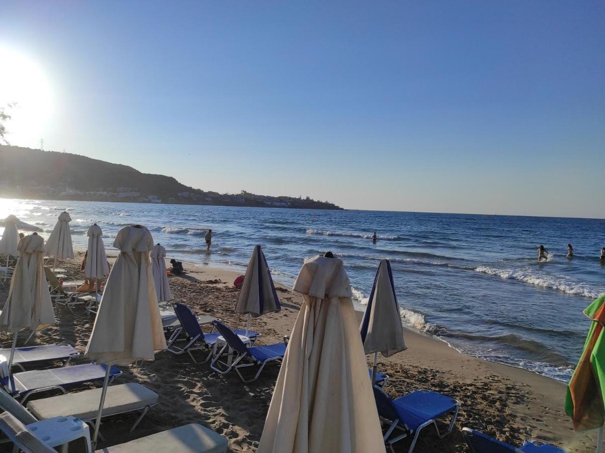 Dedalos N3 Sea View Apartment-30 Metres From The Beach Sztalída Kültér fotó