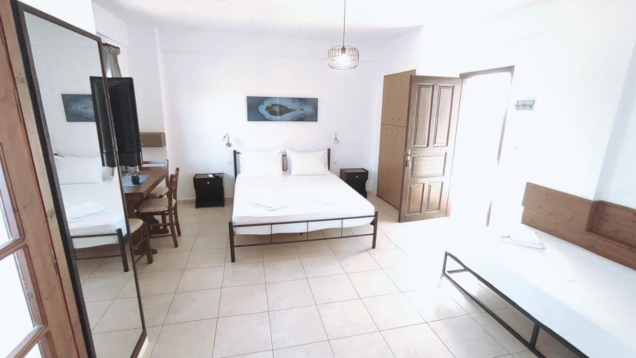 Dedalos N3 Sea View Apartment-30 Metres From The Beach Sztalída Kültér fotó